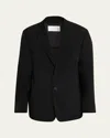 The Row Albert Three-button Notch-lapel Jacket In Black