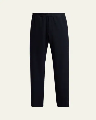The Row Men's Ari Wool Gabardine Pants In Black