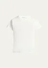 The Row Luke Soft Supima Cotton Jersey T-shirt In Off White