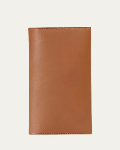 The Row Men's Blazer Leather Bifold Wallet In Brown