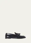 The Row Tassel-embellished Loafers In Black