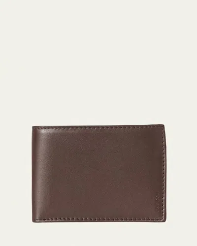 The Row Men's Classic Leather Bifold Wallet In Brown