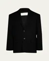 The Row Men's Eligio Oversized Sport Coat In Black
