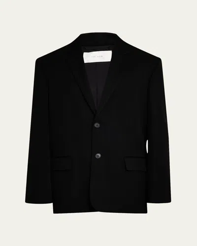 The Row Men's Eligio Oversized Sport Coat In Black