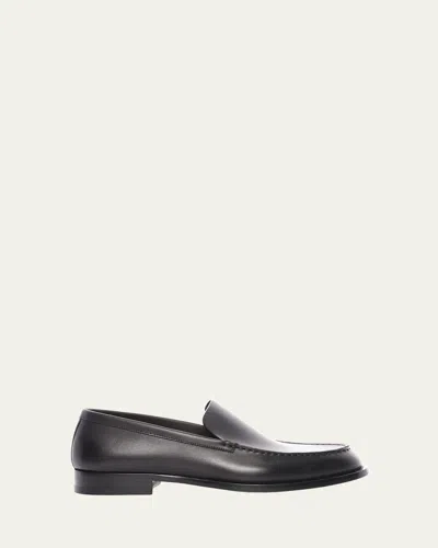 THE ROW MEN'S LARS CALFSKIN LOAFERS