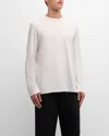 The Row Drago Long Sleeved Cotton T-shirt In White
