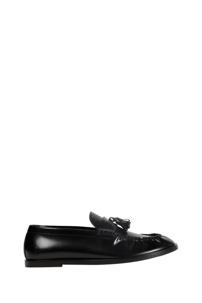 The Row Men's Loafer In Black