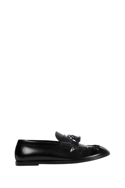 The Row Men's Loafers In Black