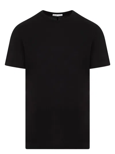 The Row Black Luke T-shirt In Blk Black