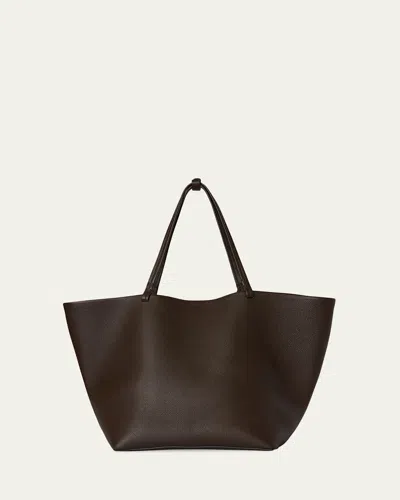 The Row Men's Park Xl Leather Tote Bag