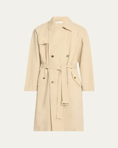 The Row Men's Rainard Cotton-linen Trench Coat