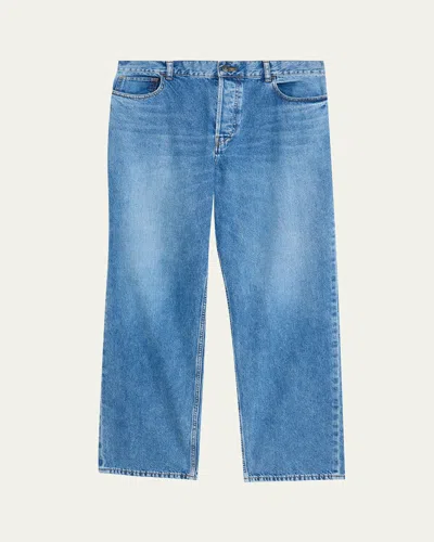 The Row Men's Straight Fit Medium-wash Denim Jeans In Blue