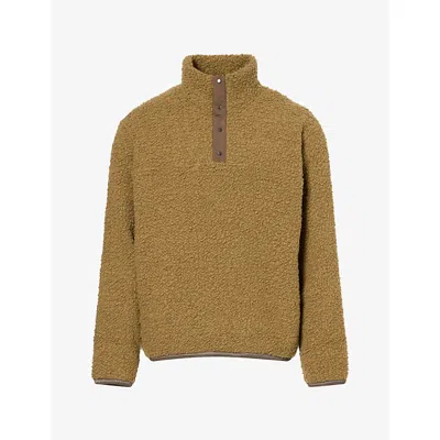 The Row Mens Maury Cashmere, Wool And Silk Pullover Cashmere Shear In Gold
