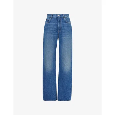 The Row Mens  Vanya Straight-leg Denim Jeans In Blue