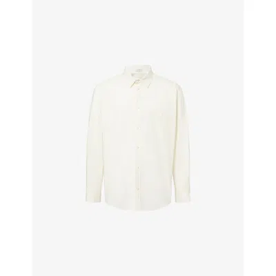 The Row Mens Off White Perlo Cotton Shirt