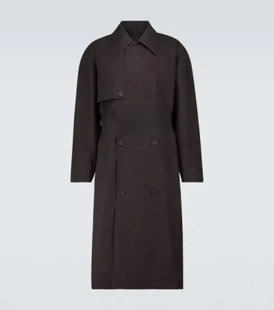 Pre-owned The Row Mens Omar Trench Coat In Brown