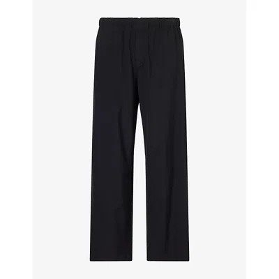 The Row Mens Pascale Relaxed-fit Wool Trousers Twill Wool Tai Xl In Black