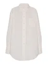 The Row Ment Cotton Shirt In Yellow