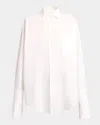 The Row Ment Poplin Button-down Shirt In White
