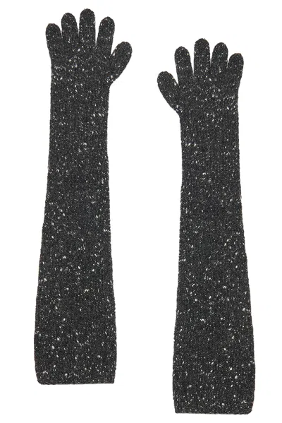 The Row Merano Gloves In Gray