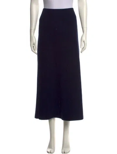 Pre-owned The Row Merino Wool Midi Length Skirt In Multi