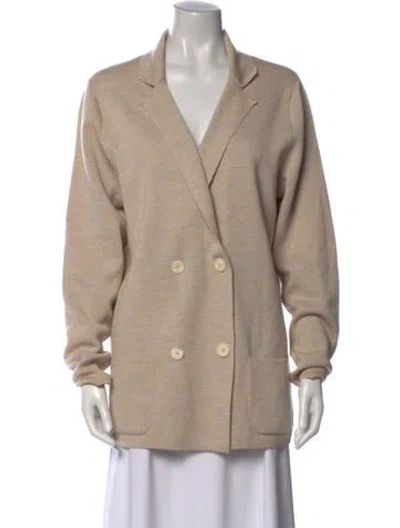 Pre-owned The Row Merino Wool Sweater In Neutral