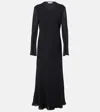 The Row Merita Silk Maxi Dress In Black