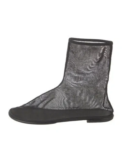 Pre-owned The Row Mesh Flats In Gray