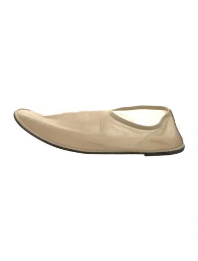 Pre-owned The Row Mesh Flats In Neutral