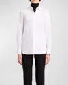 The Row Metis Button-front Shirt In White