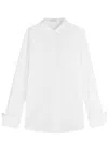 The Row Metis Cotton Shirt In White