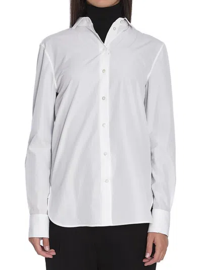 The Row Metis Long-sleeved Formal Shirt In White