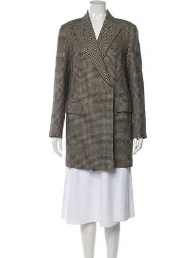 Pre-owned The Row Mewey Camel Hair Blazer In Brown