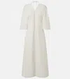 The Row Mia Open-back Silk Maxi Dress