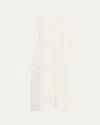 The Row Mia Silk A-line Dress In White