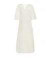 The Row Mia Silk Midi Dress