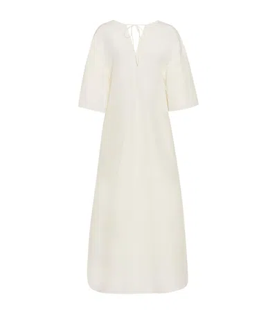 The Row Mia Silk Midi Dress