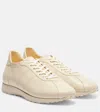 The Row Mica Leather Low-top Sneakers In White