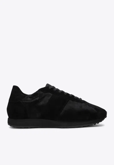 The Row Mica Low-top Sneakers In Black