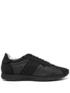 The Row Sneakers Mica In Tessuto Nero Uomo In Black