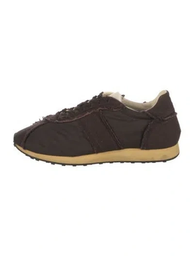 Pre-owned The Row Mica Sneakers In Brown