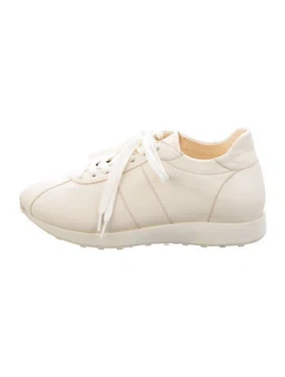 Pre-owned The Row Mica Sneakers In Neutrals