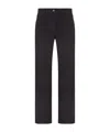 The Row Carlyl Straight Jeans In Black