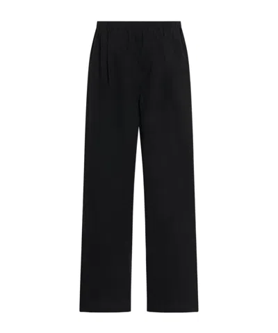 The Row Mid-waist Hubert Casual Pants In Black
