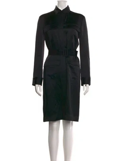 Pre-owned The Row Midi Length Dress In Black