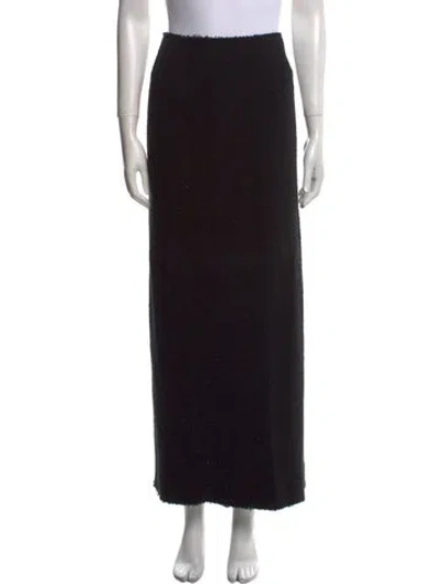 Pre-owned The Row Midi Length Skirt In Black