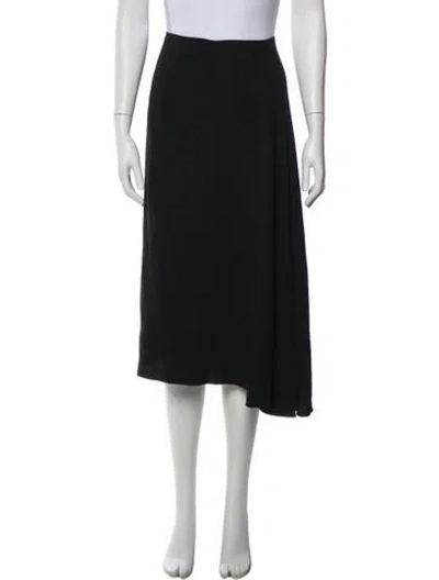 Pre-owned The Row Midi Length Skirt In Black