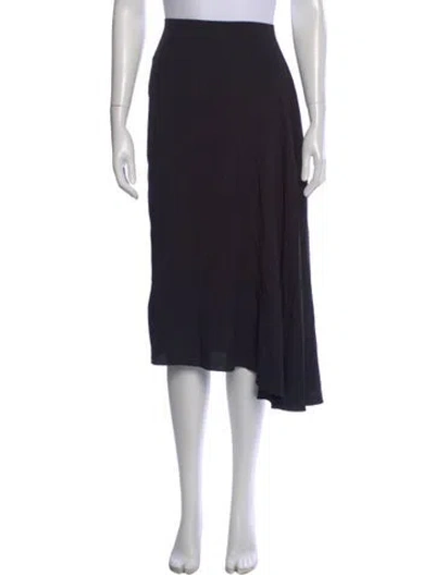 Pre-owned The Row Midi Length Skirt In Black