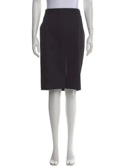 Pre-owned The Row Midi Length Skirt In Black