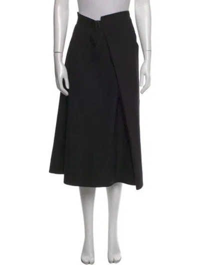 Pre-owned The Row Midi Length Skirt In Black